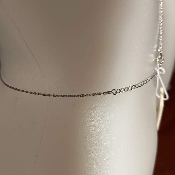 NWT 18” adjustable Sterling Silver Sun, crescent and Star pendant - Picture 9 of 9